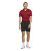adidas Gents Ultimate365 Speed Stripe Polo Shirt Alumina Mel - Aurora Ruby